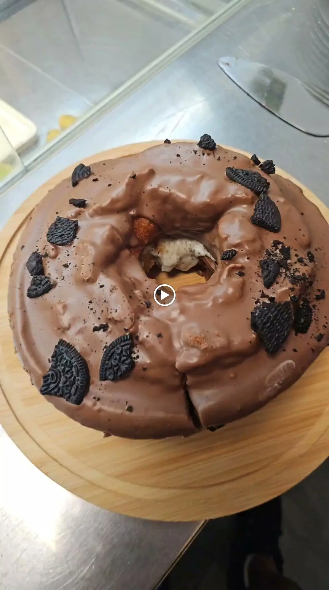 Tarta de chocolate con Oreo